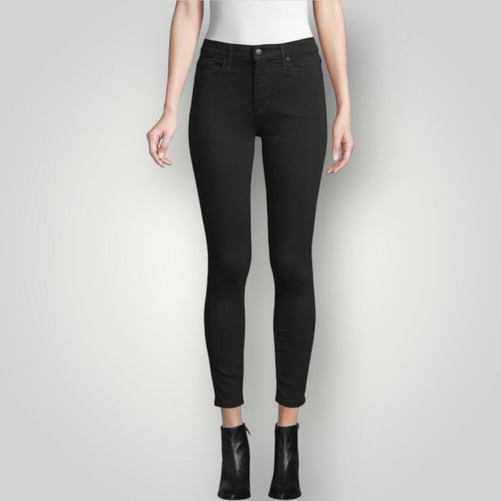 JOE’S JEANS Greeley High-Rise Skinny Ankle Jeans Black | Size 30